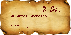 Wildpret Szabolcs névjegykártya